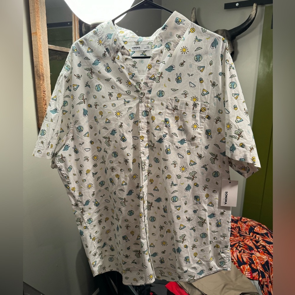 Button up party shirt